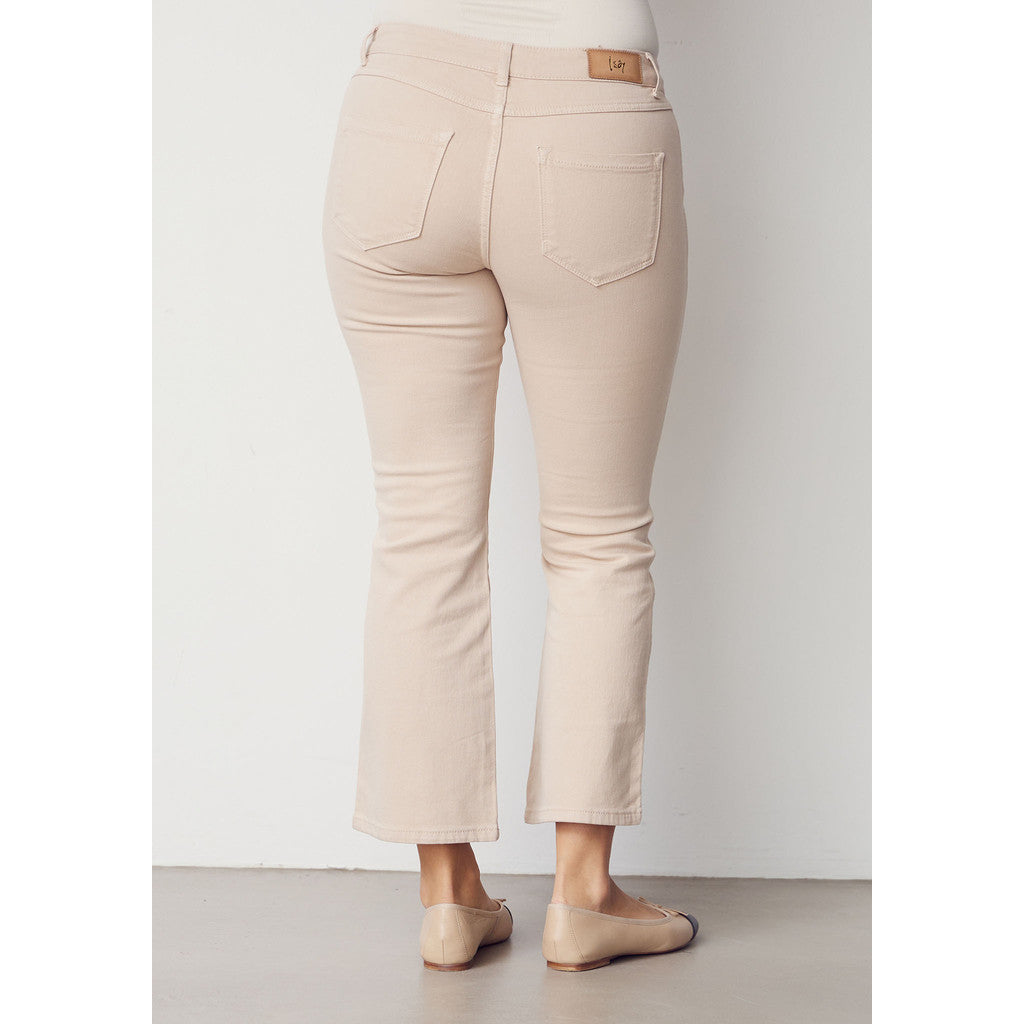 Como Twill Flare Pant dark sand