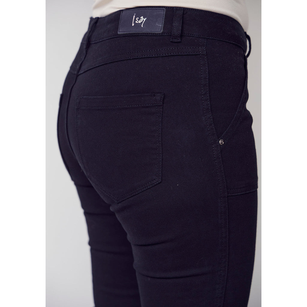 Como Twill Flare Pant svart