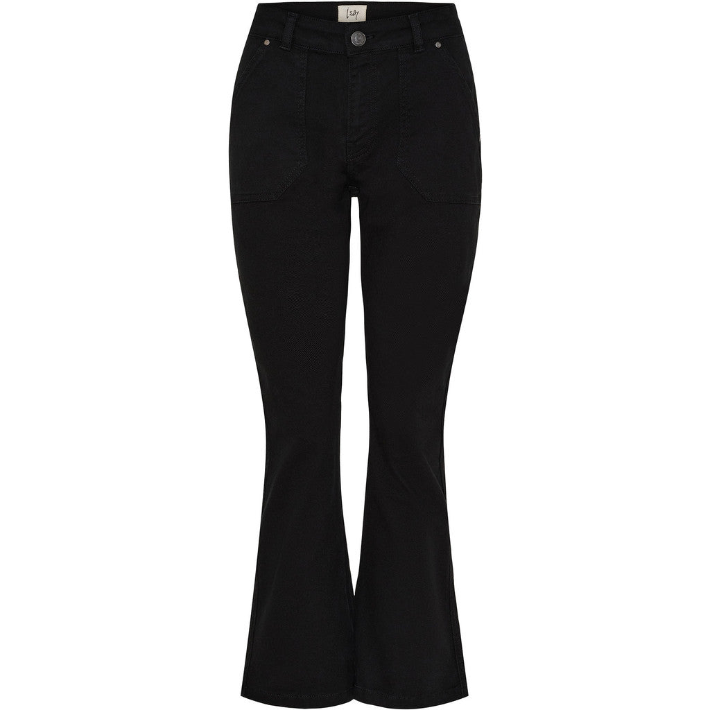 Como Twill Flare Pant svart