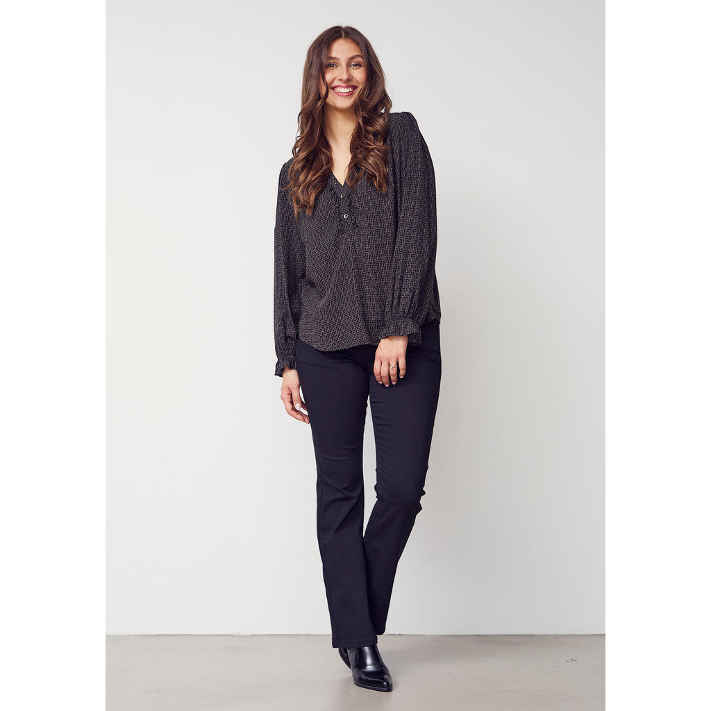 Asta Flounce Blouse