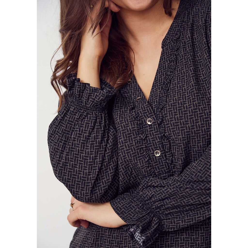 Asta Flounce Blouse