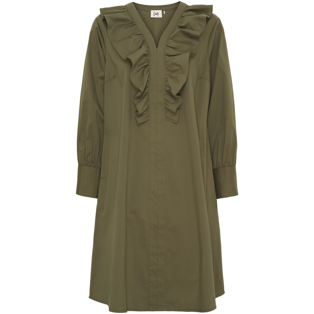 Sigga V-Flounce Dress
