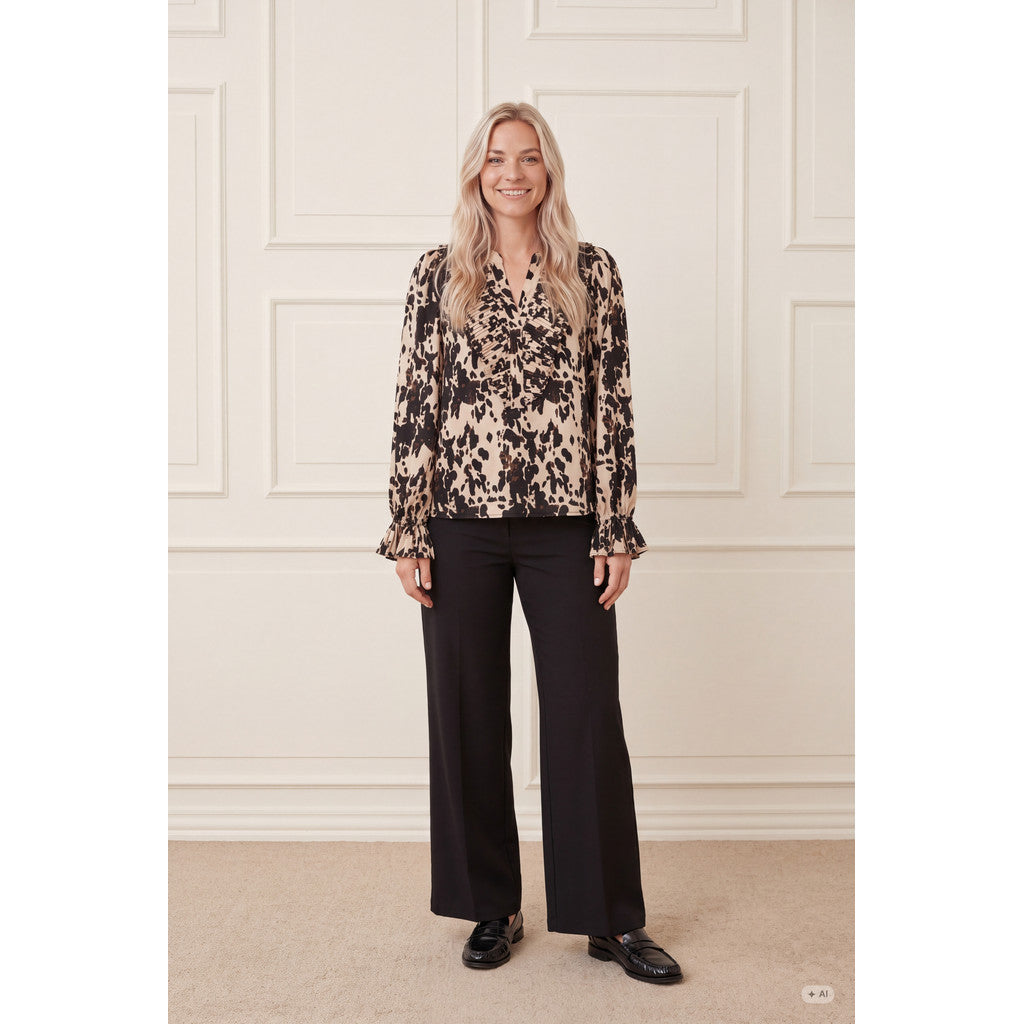 Melba Pleat Blouse