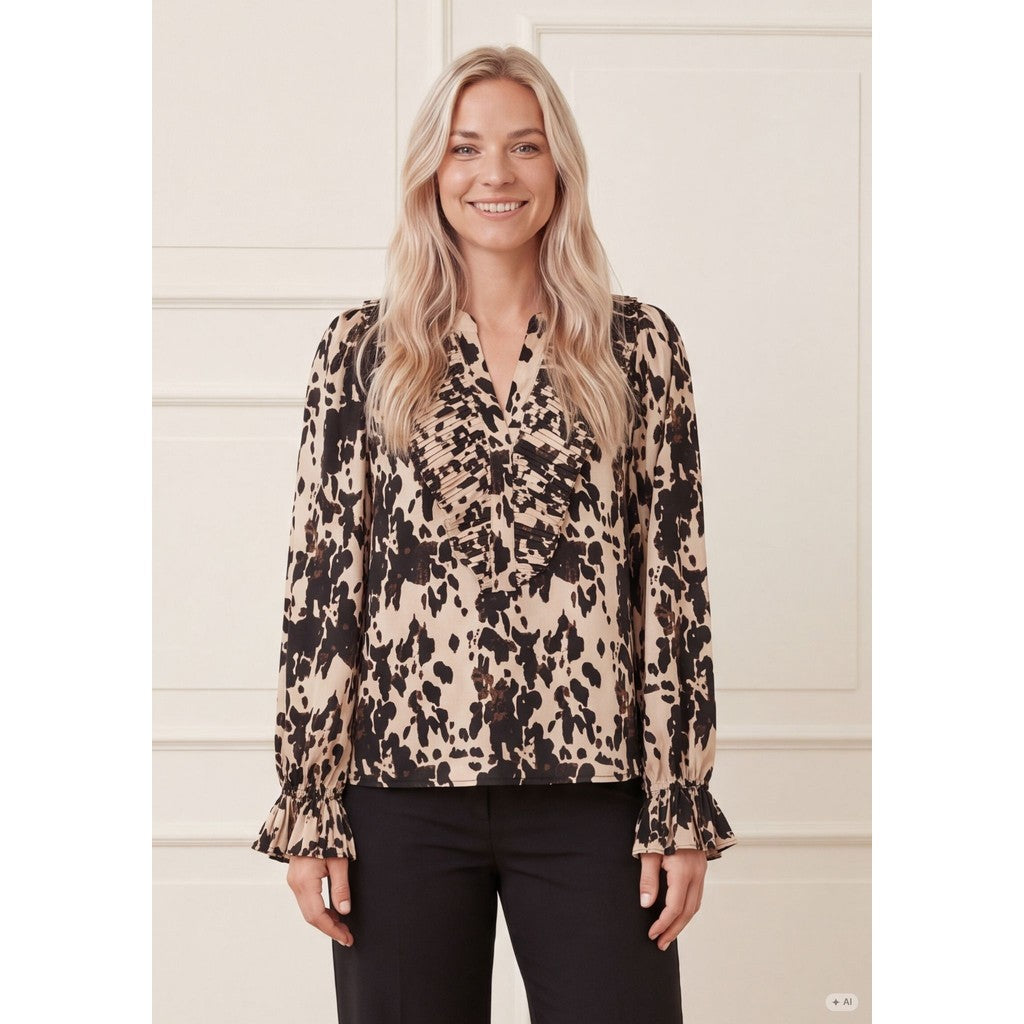 Melba Pleat Blouse