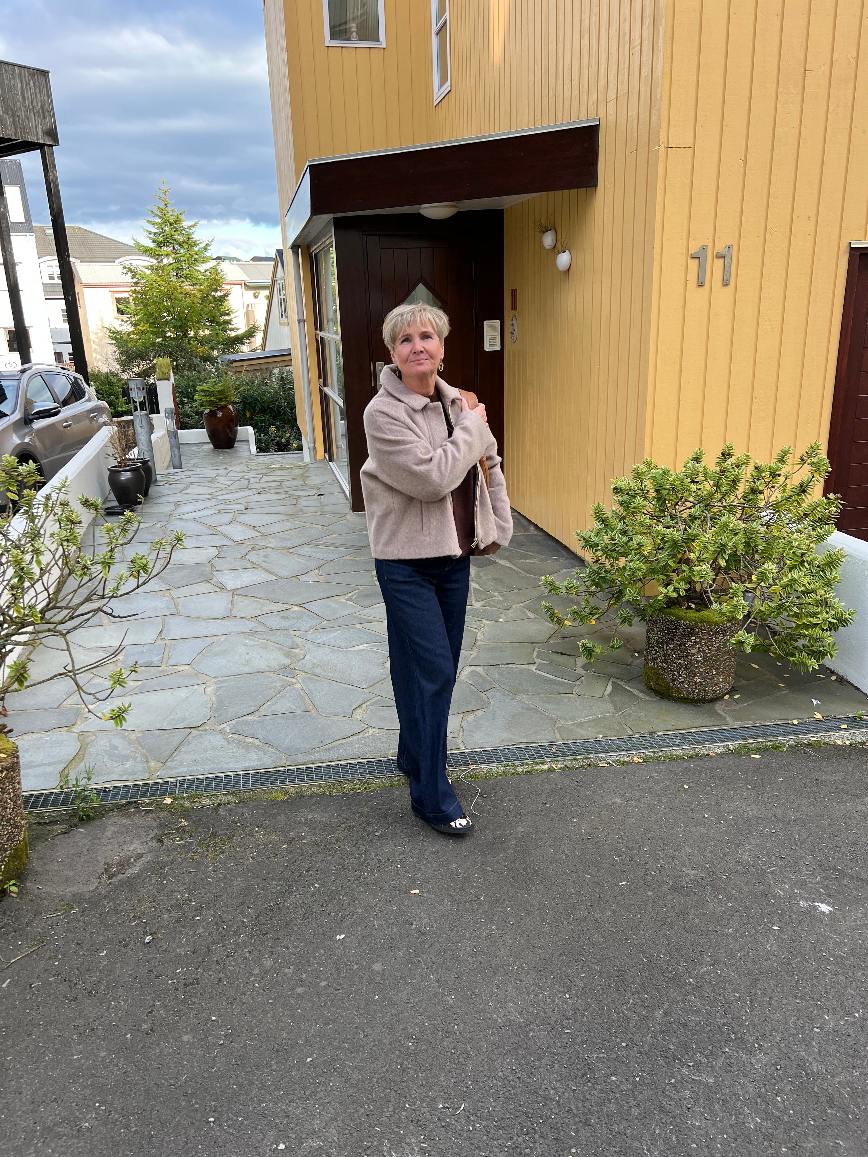Short Alpaca Coat