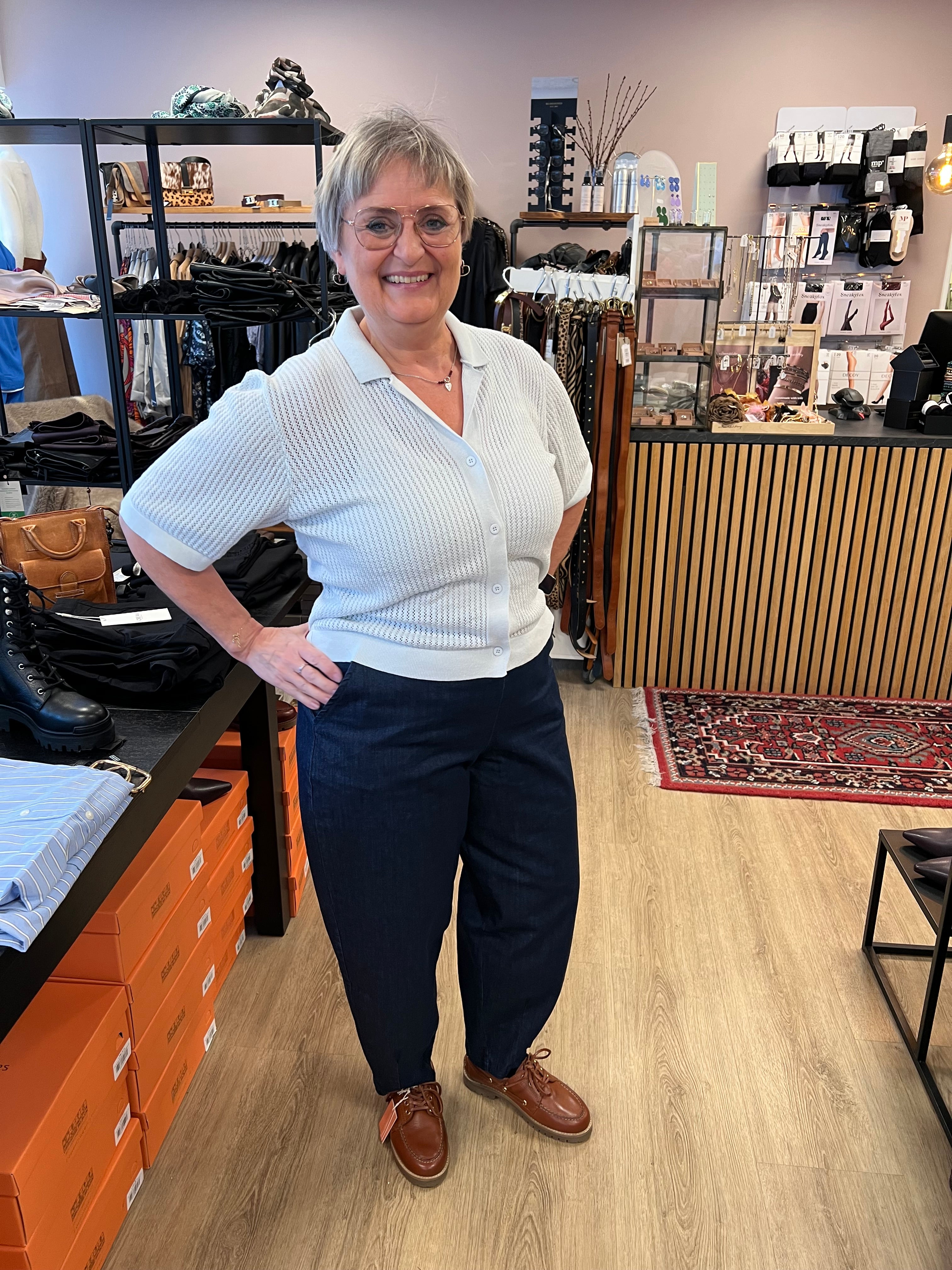 BCDENICE DENIM BARREL PANT