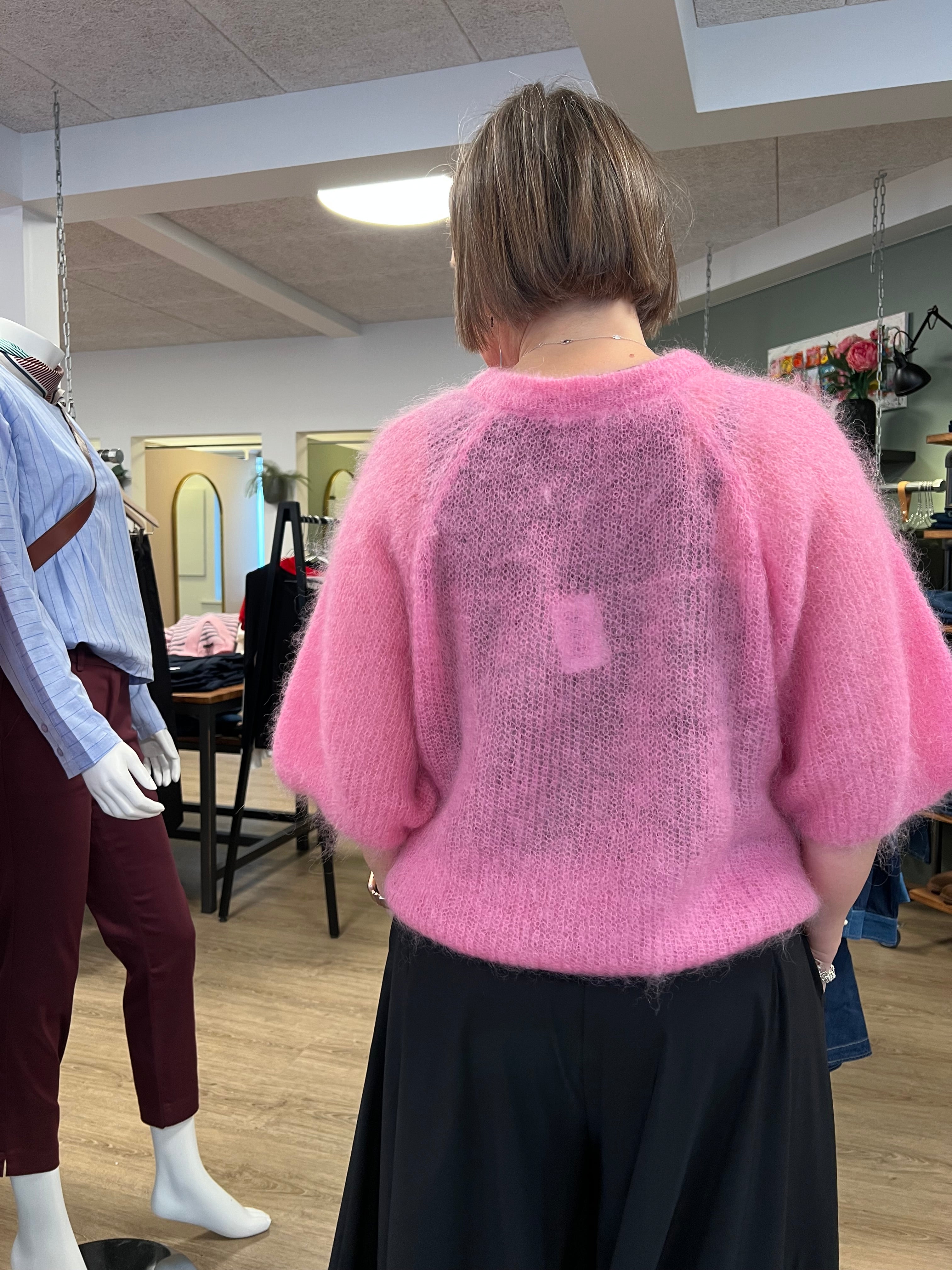 BCBJOERK PATENT KNIT CARDIGAN