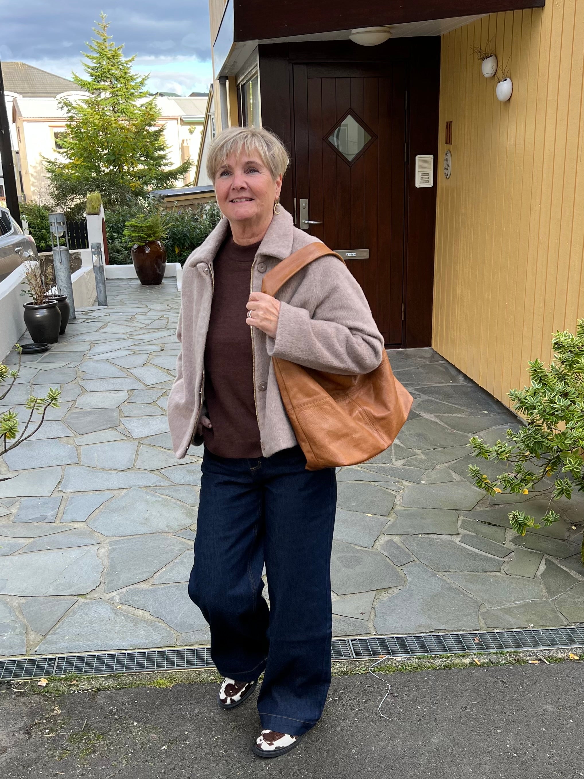 Short Alpaca Coat