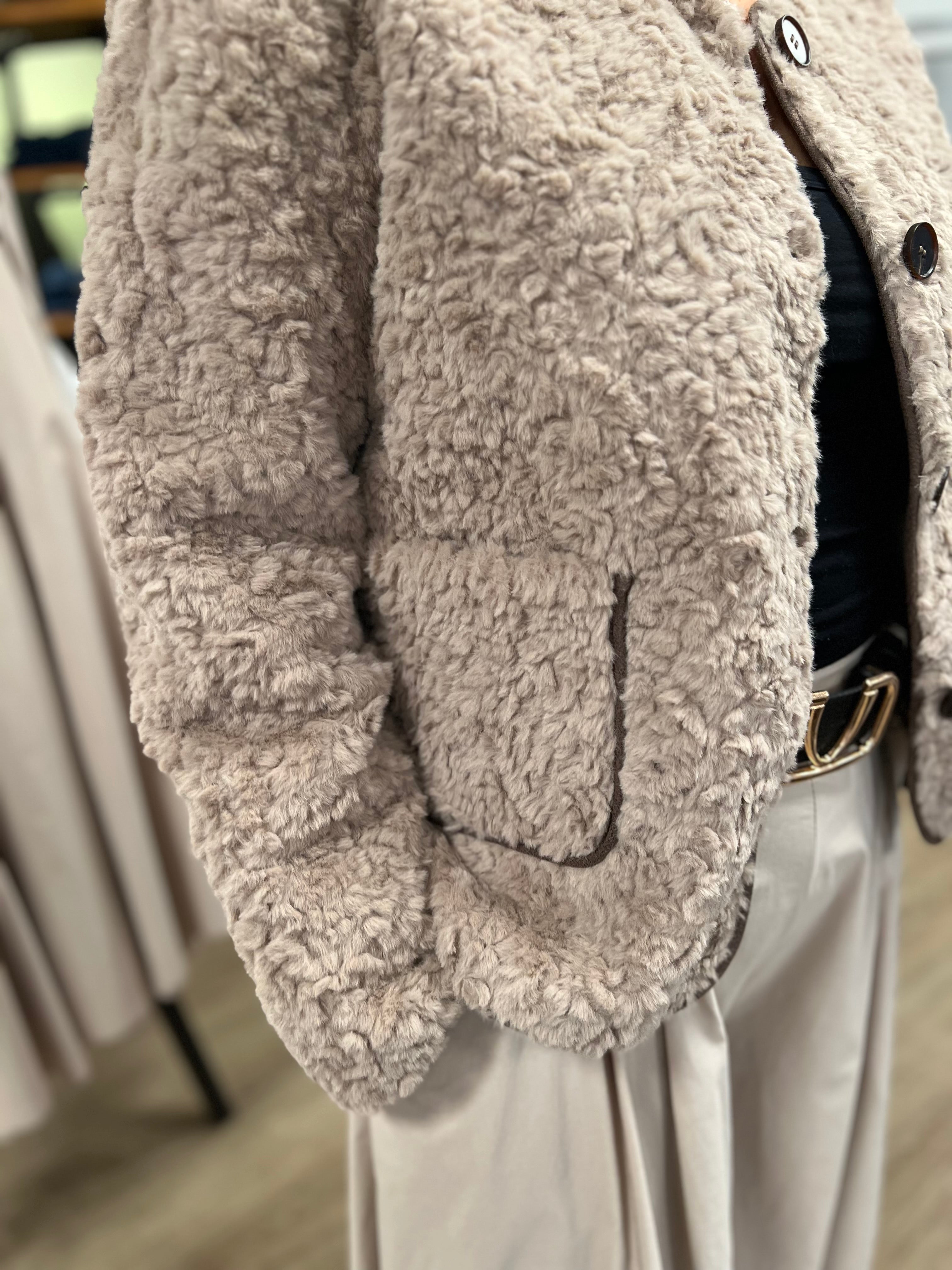 Faux Fur Bonded Jacket