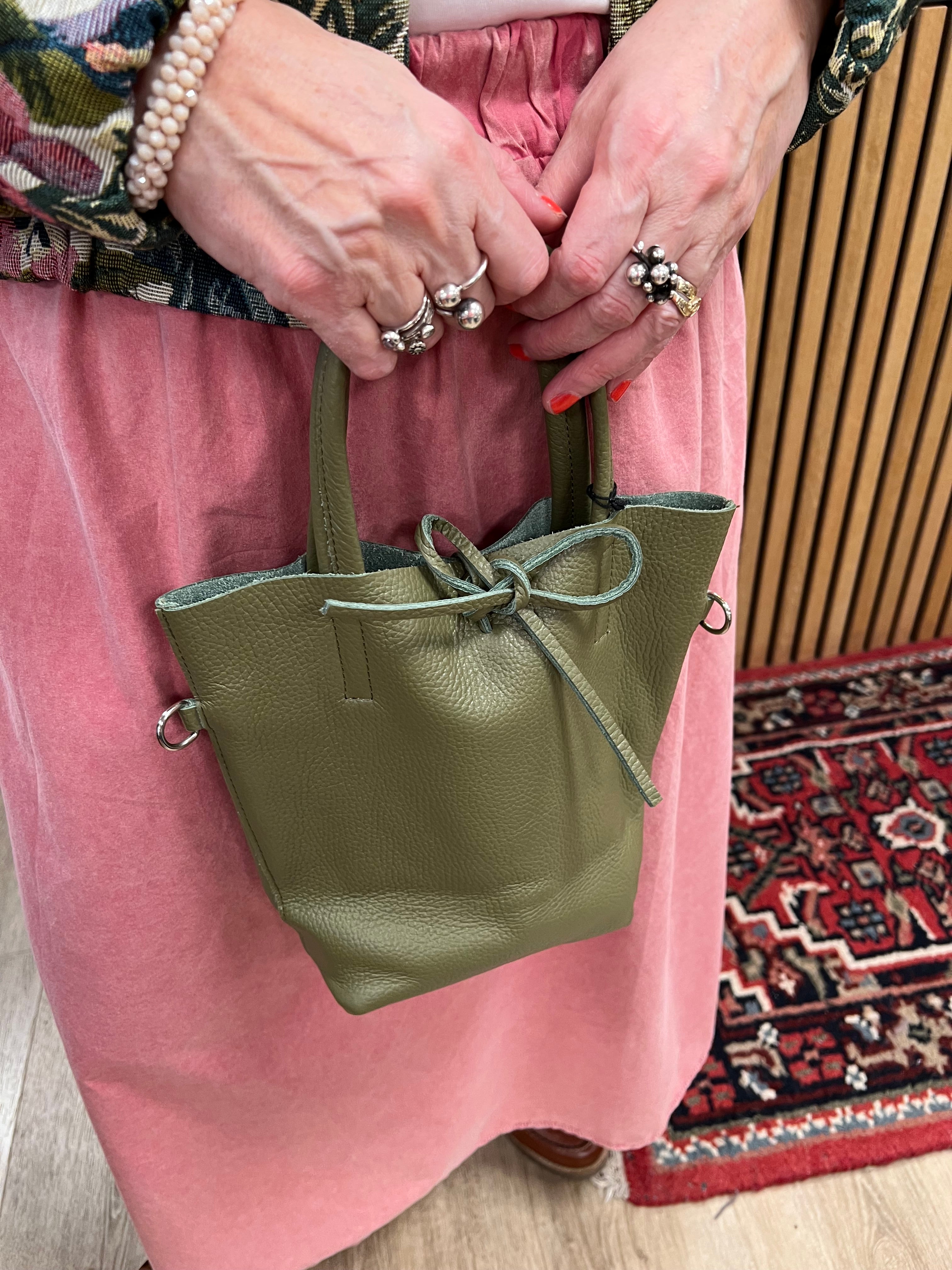 BCCHRISTY mini leather totebag