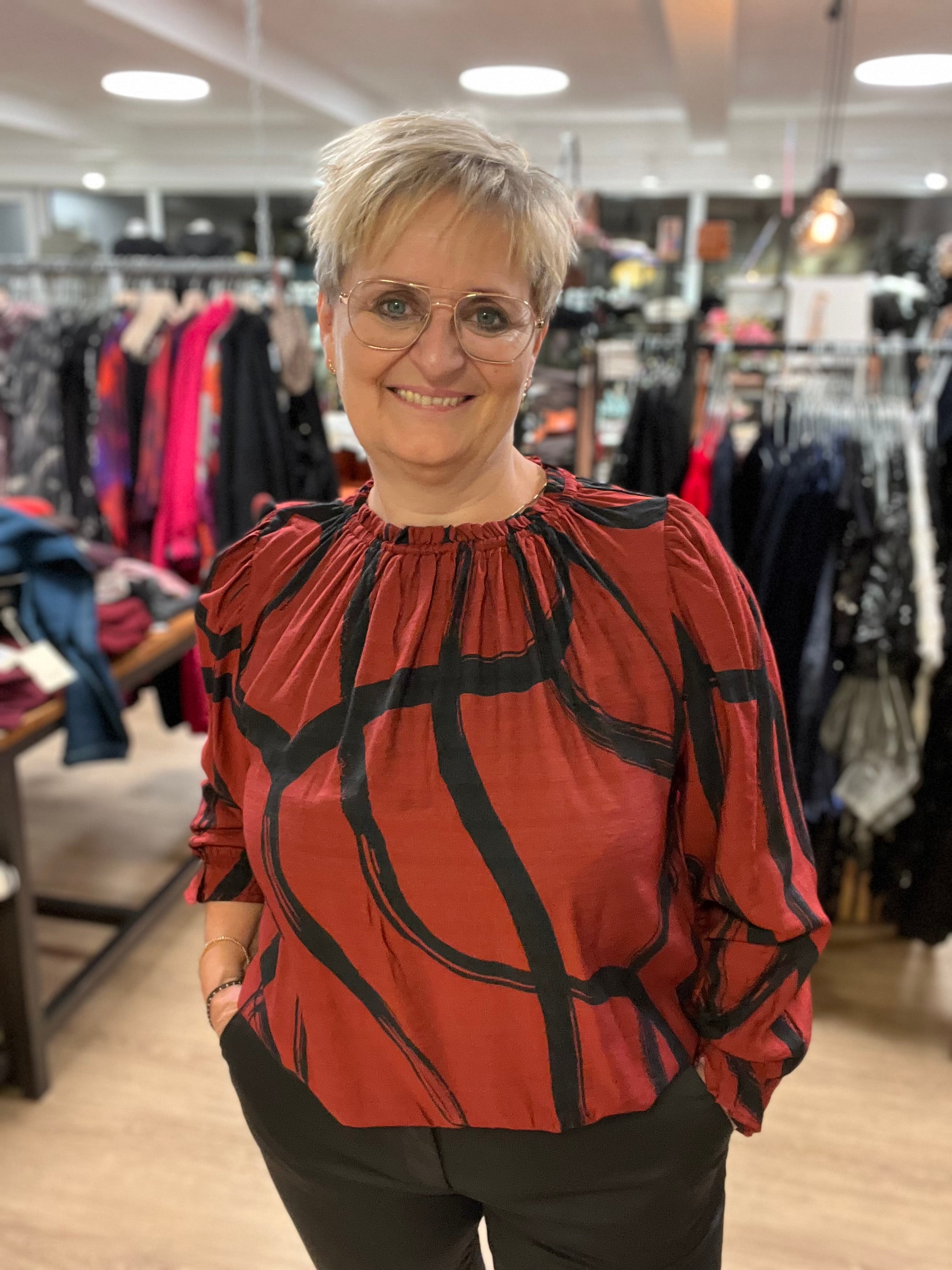 Tanna Printed Blouse