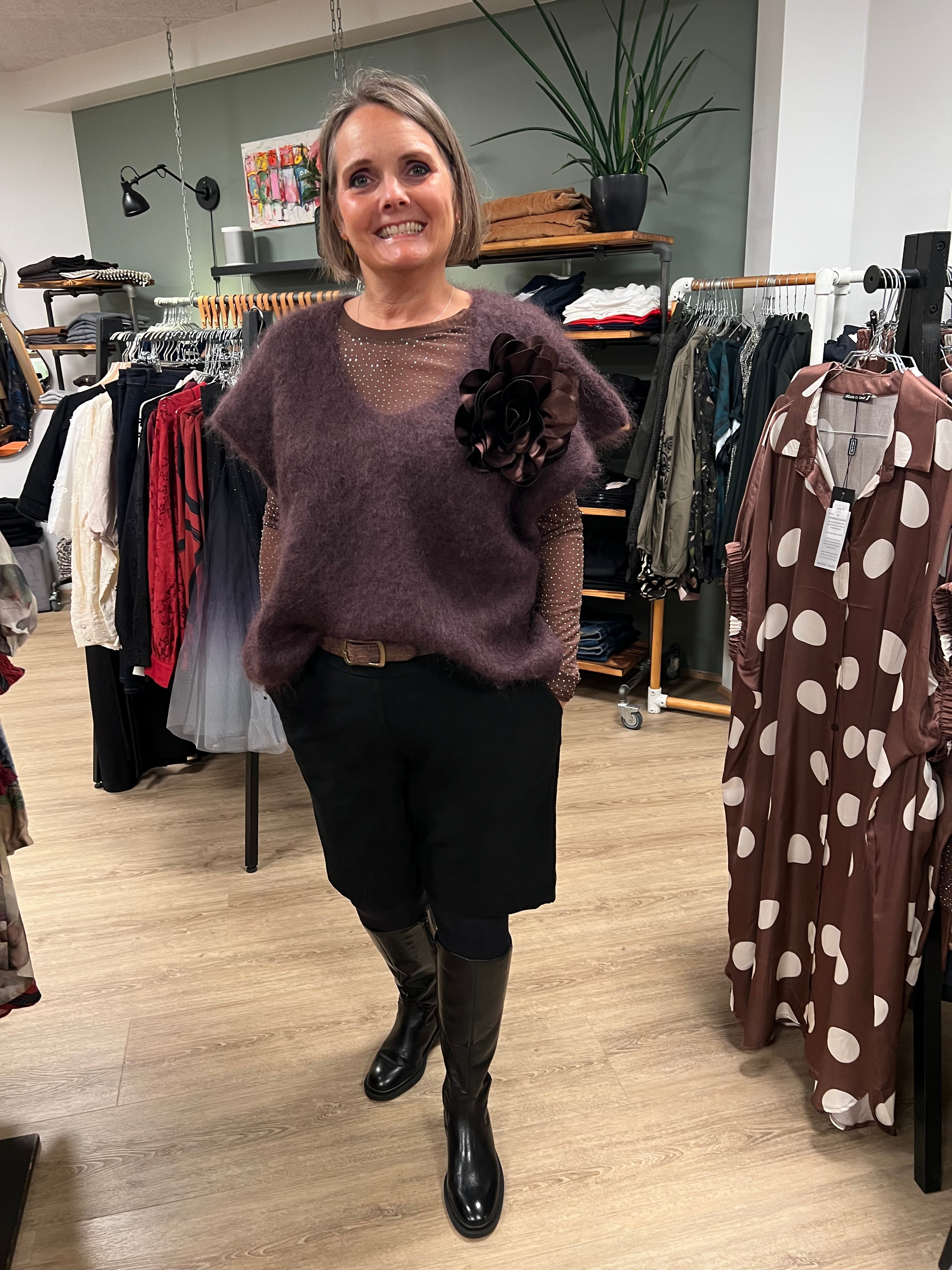 Suede Bermuda Shorts 11426