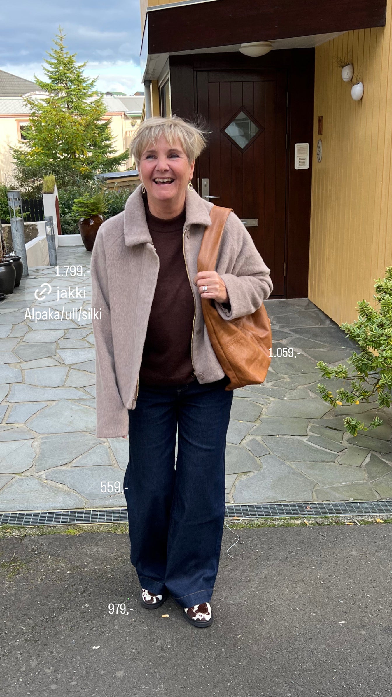 Short Alpaca Coat