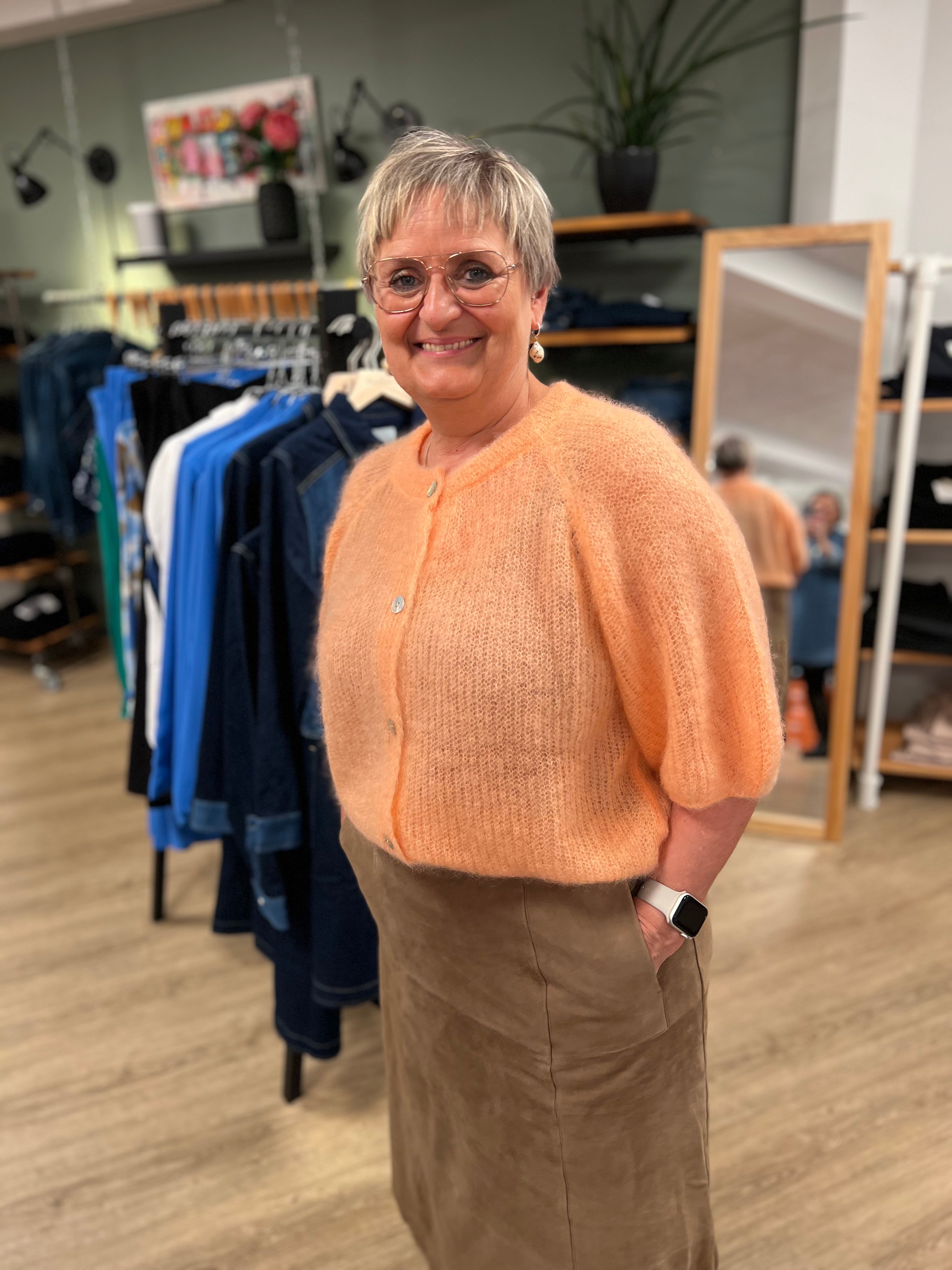 BTF Flora Suede Skirt