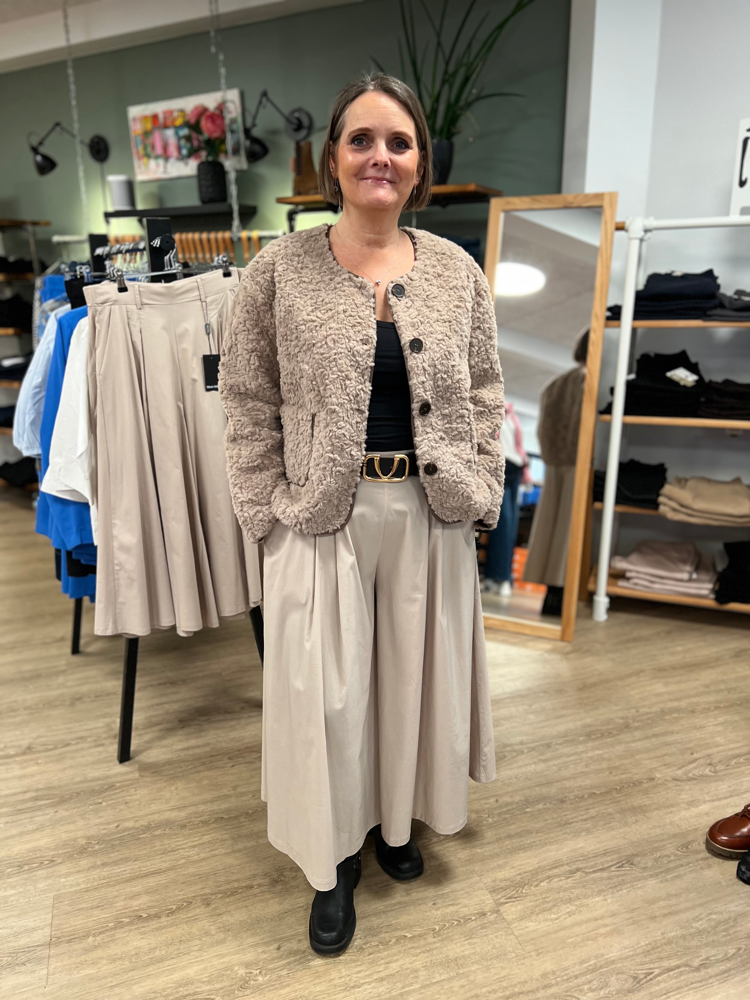 Faux Fur Bonded Jacket