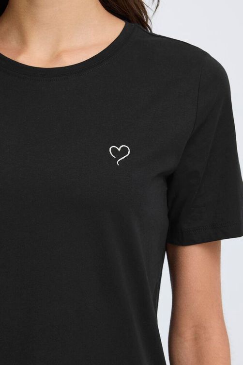 FRHEART TEE 2 svørt