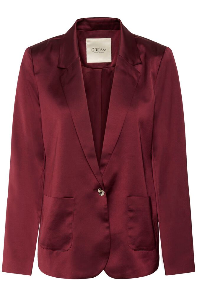 CRCocamia Sateen Blazer vínreyður