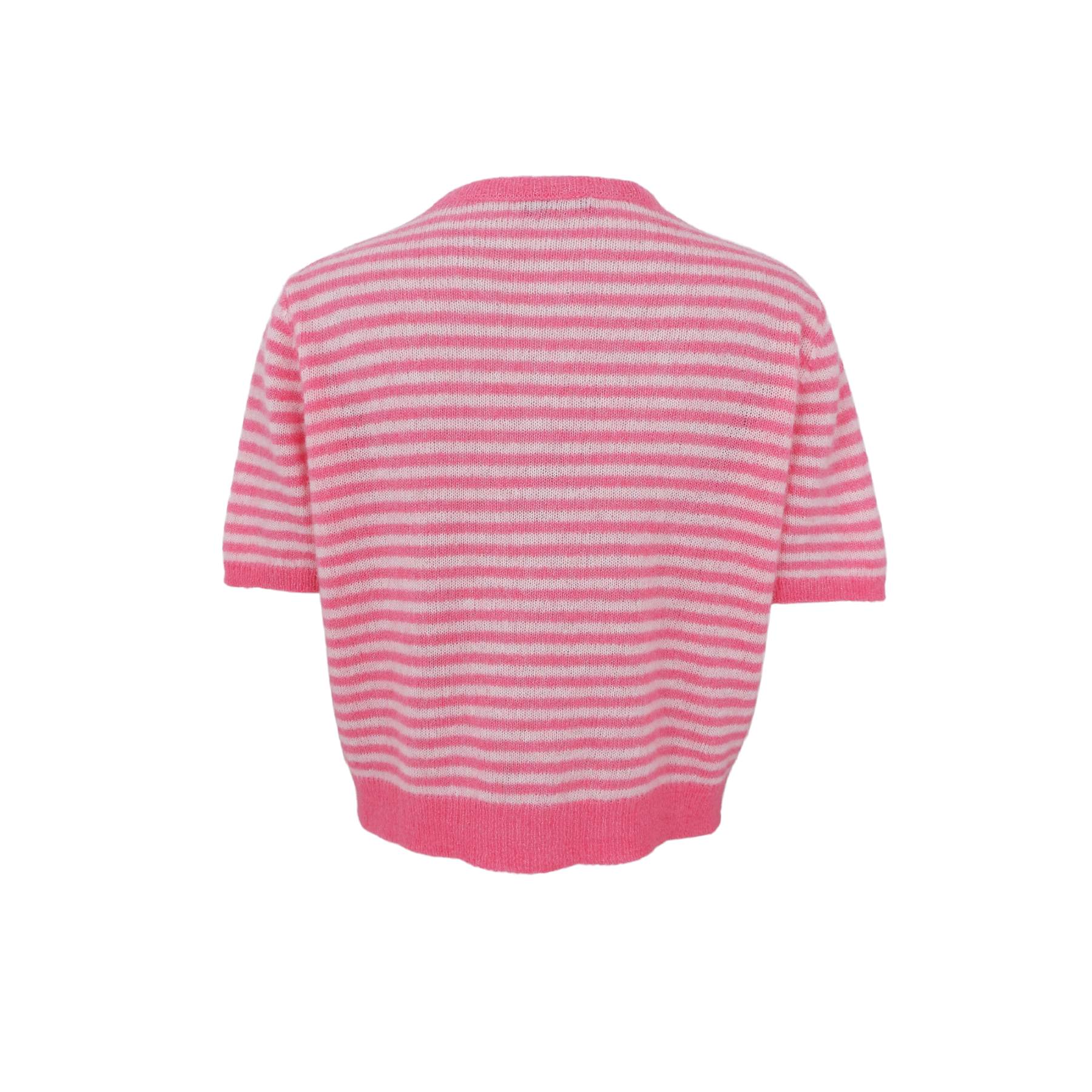 BCDELL STRIPED SS CARDIGAN
