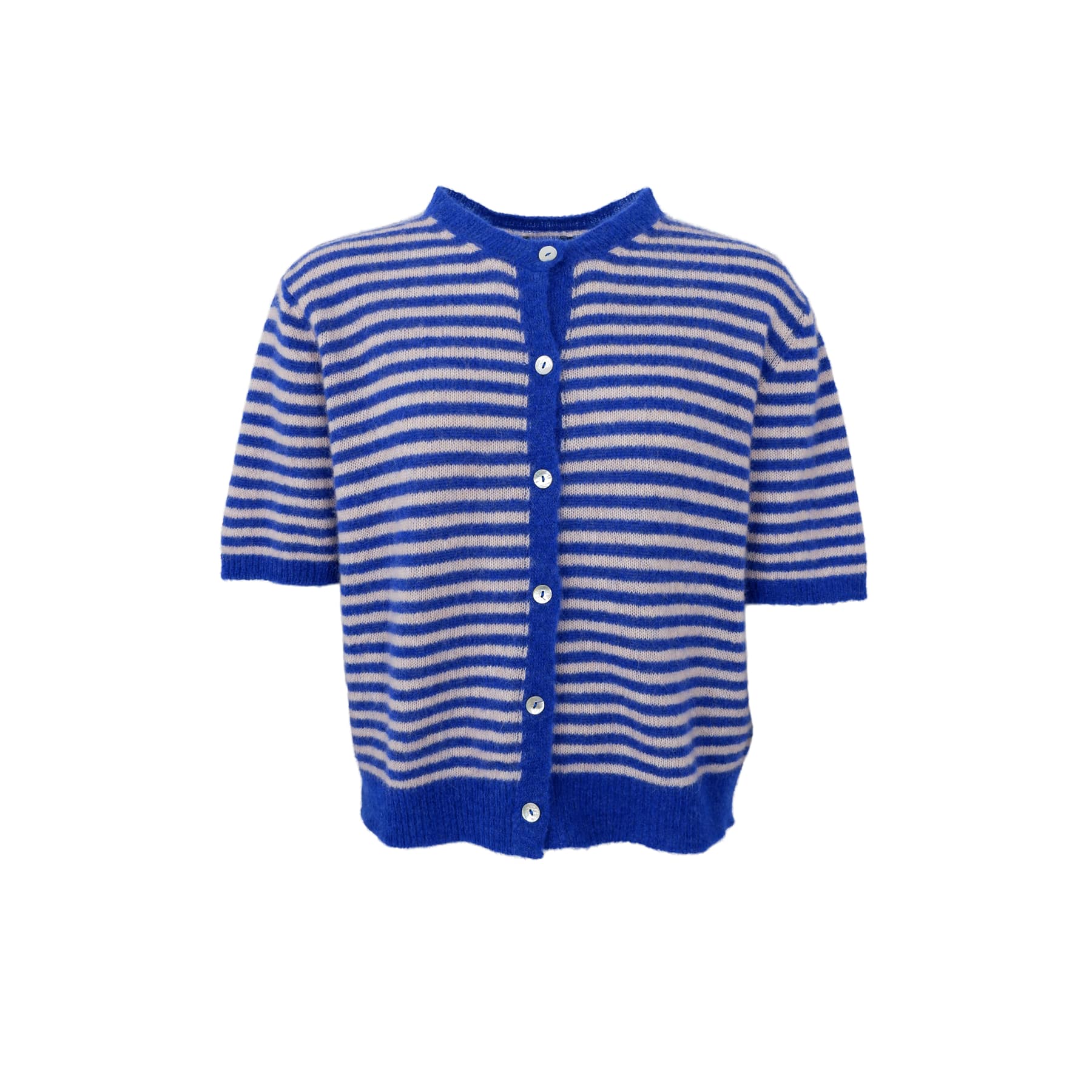 BCDELL STRIPED SS CARDIGAN