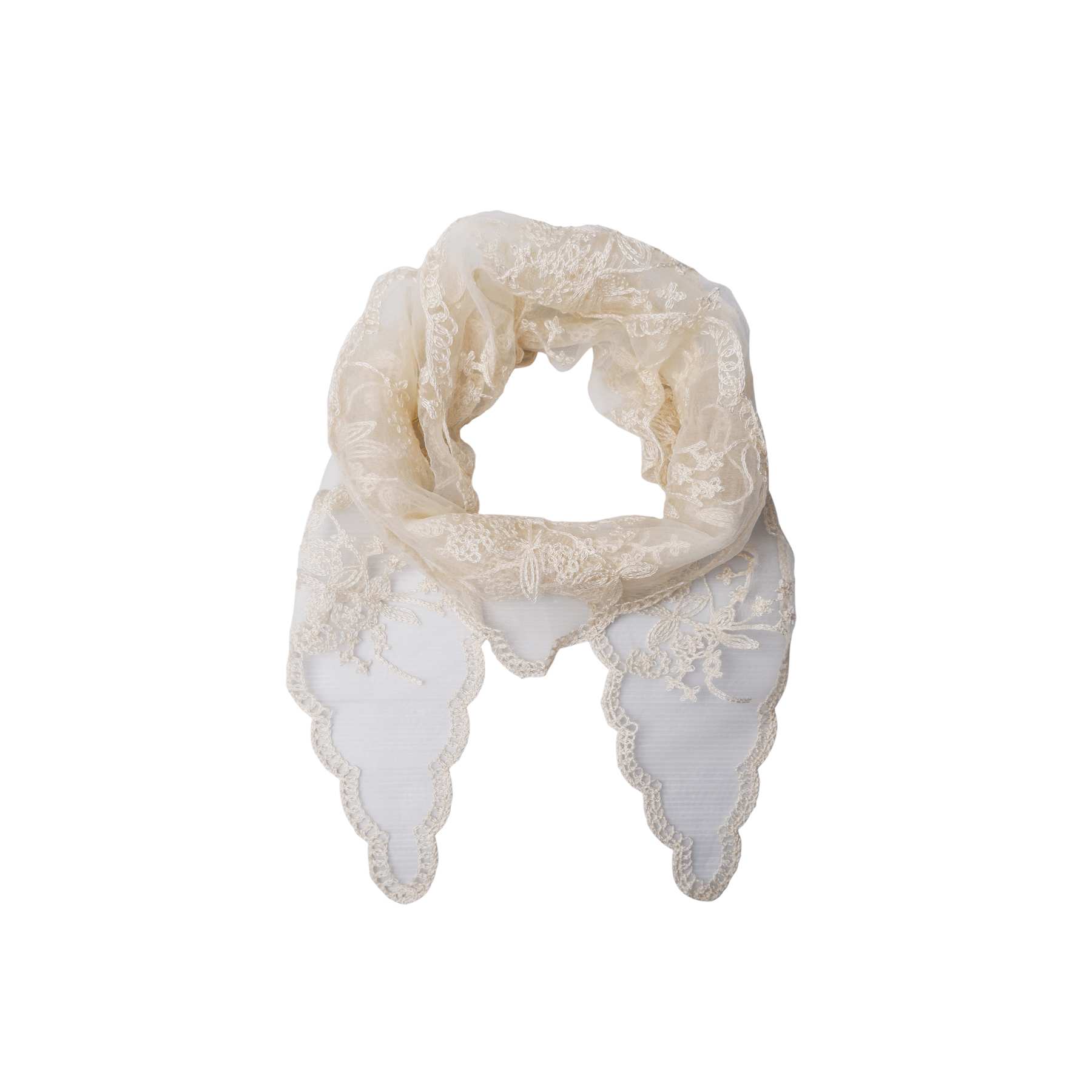 BCMIRIANA TRIANGLE LACE SCARF